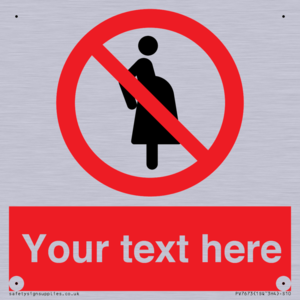 Custom prohibition not for pregnant women